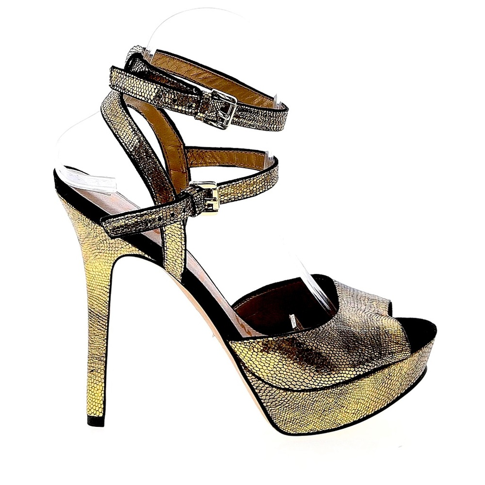 Sam Edelman Nadine Bronze Heel Size 9